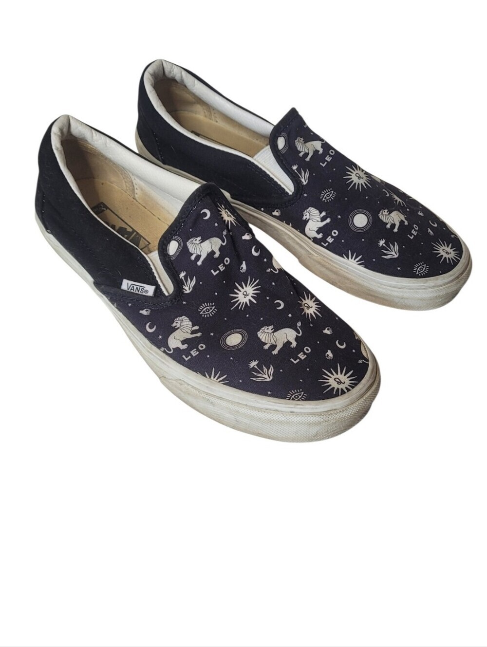 Vans Classic Slip On Astrology Leo Sneakers Men 8 Women 9.5